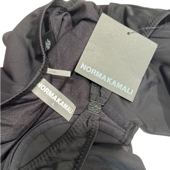 NWT! Norma Kamali Underwire Halter Mio Swimsuit - Size Large - Picture 7 of 9